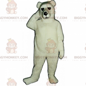 Costume da mascotte classico dell'orso polare BIGGYMONKEY™ -