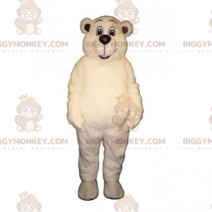 Smiling Polar Bear BIGGYMONKEY™ Mascot Costume - Biggymonkey.com