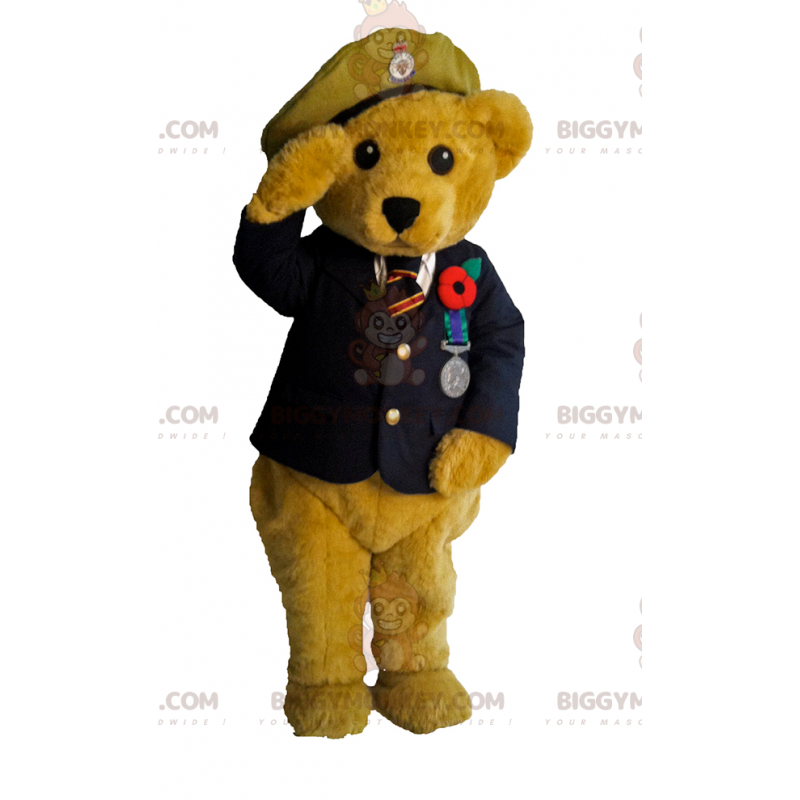 BIGGYMONKEY™ Old Soldier Cub Mascot Costume - Biggymonkey.com