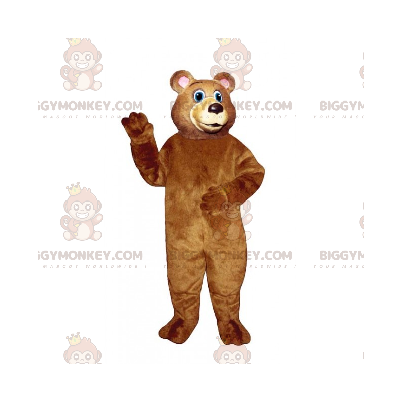 Kostým maskota modrého medvěda BIGGYMONKEY™ Bear Bear –
