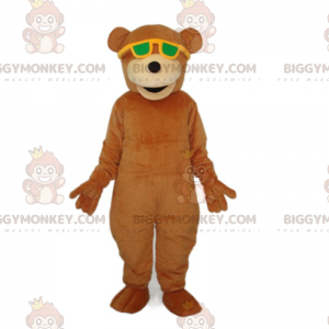 Costume da mascotte Cub BIGGYMONKEY™ con occhiali da sole -