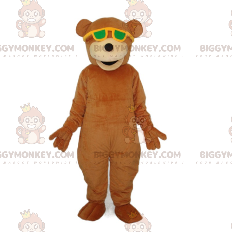 Cub BIGGYMONKEY™ maskottiasu aurinkolaseilla - Biggymonkey.com