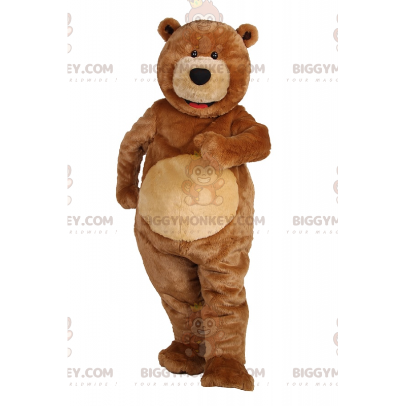 Costume de mascotte BIGGYMONKEY™ d'ourson avec petits yeux