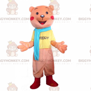 Kostým maskota BIGGYMONKEY™ Pink Cub s kompletním outfitem a