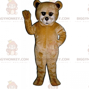 Costume de mascotte BIGGYMONKEY™ d'ourson beige -