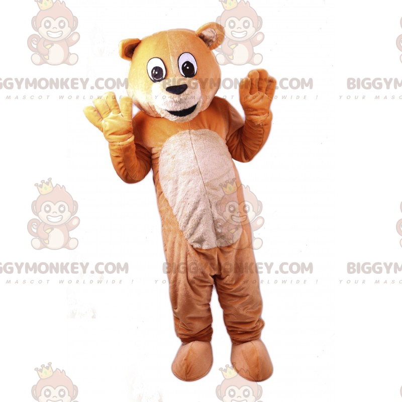 Beżowy kostium maskotki Cub BIGGYMONKEY™ - Biggymonkey.com