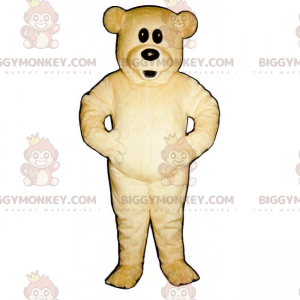 BIGGYMONKEY™ Big Eyes Beige Bear Bear maskottiasu -