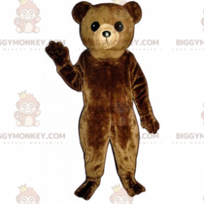 Disfraz de mascota Big Head Brown Bear Cub BIGGYMONKEY™ -