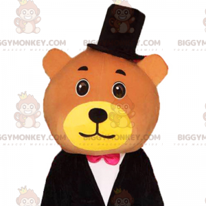 Smilende brun bjørnunge BIGGYMONKEY™ maskotkostume -