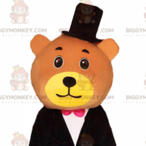 Kostium maskotka uśmiechnięty niedźwiadek brunatny BIGGYMONKEY™
