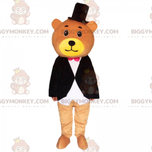 Smiling Brown Bear Cub BIGGYMONKEY™ Mascot Costume -