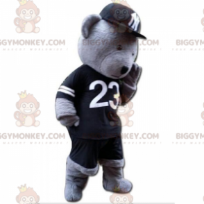 BIGGYMONKEY™ Bjørnemaskotkostume i Yankees Players Outfit -