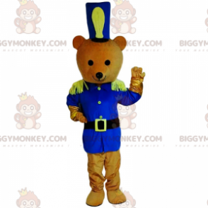 Costume de mascotte BIGGYMONKEY™ d'ourson en tenue de soldat