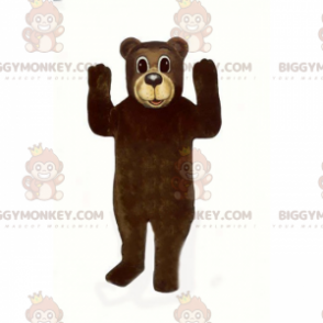 Kostým maskota BIGGYMONKEY™ Hnědé mládě a béžový nos –