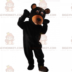 Costume de mascotte BIGGYMONKEY™ d'ourson noir - Biggymonkey.com