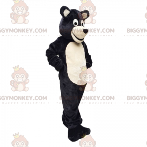 Mustavalkoinen Cub BIGGYMONKEY™ maskottiasu - Biggymonkey.com