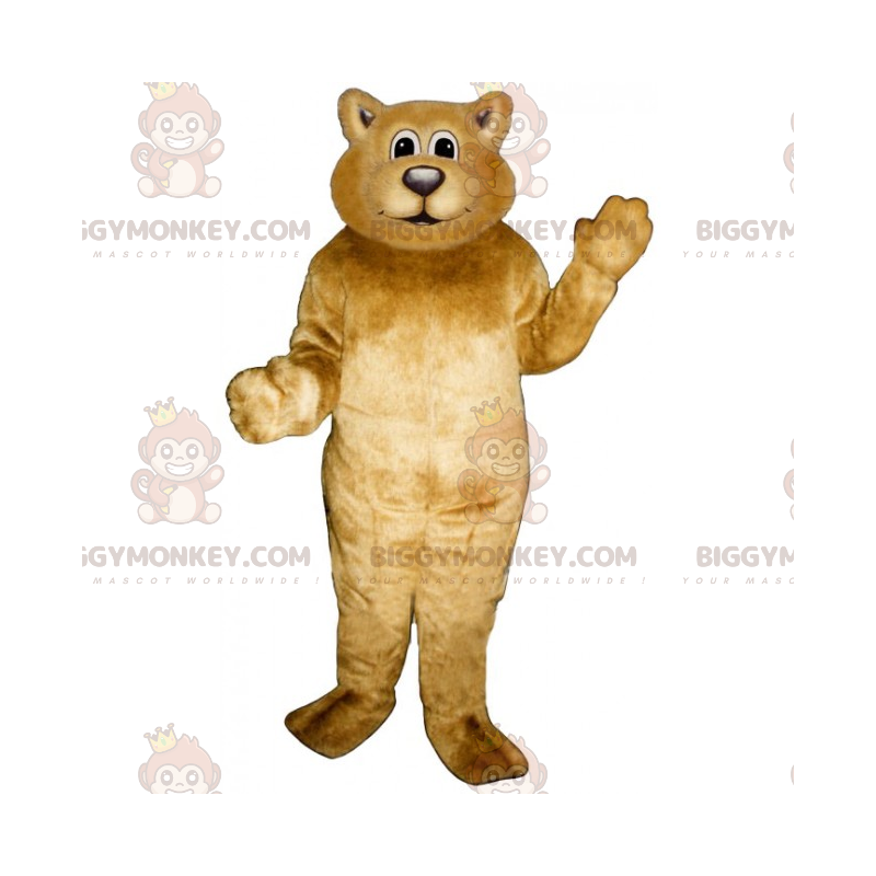 BIGGYMONKEY™ maskotkostume til blød legetøjsbjørn -