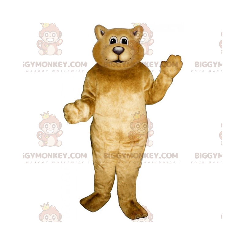 Costume de mascotte BIGGYMONKEY™ d'ourson tout doux -