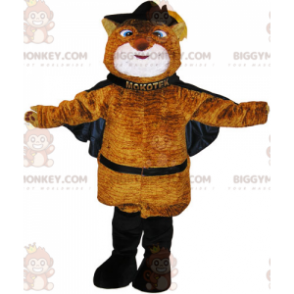 BIGGYMONKEY™ Puss in Boots Maskotdräkt med Cape - BiggyMonkey