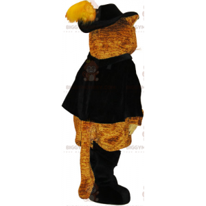 BIGGYMONKEY™ Puss in Boots Mascot Costume with Cape –
