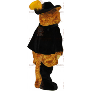 BIGGYMONKEY™ Puss in Boots Maskotkostume med kappe -