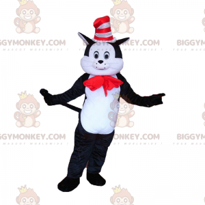 Costume da mascotte Hat Cat BIGGYMONKEY™ - Dr. Seuss -