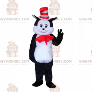 Disfraz de mascota Hat Cat BIGGYMONKEY™ - Dr. Seuss -