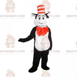 Disfraz de mascota Hat Cat BIGGYMONKEY™ - Dr. Seuss -