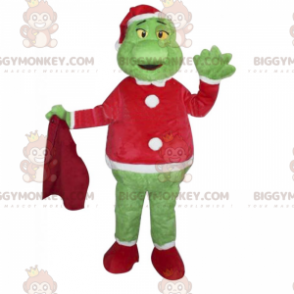Vánoční kostým Grinch BIGGYMONKEY™ s maskotem – Biggymonkey.com