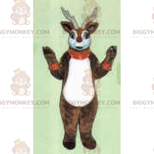 Traje de mascote BIGGYMONKEY™ da temporada de férias - rena –