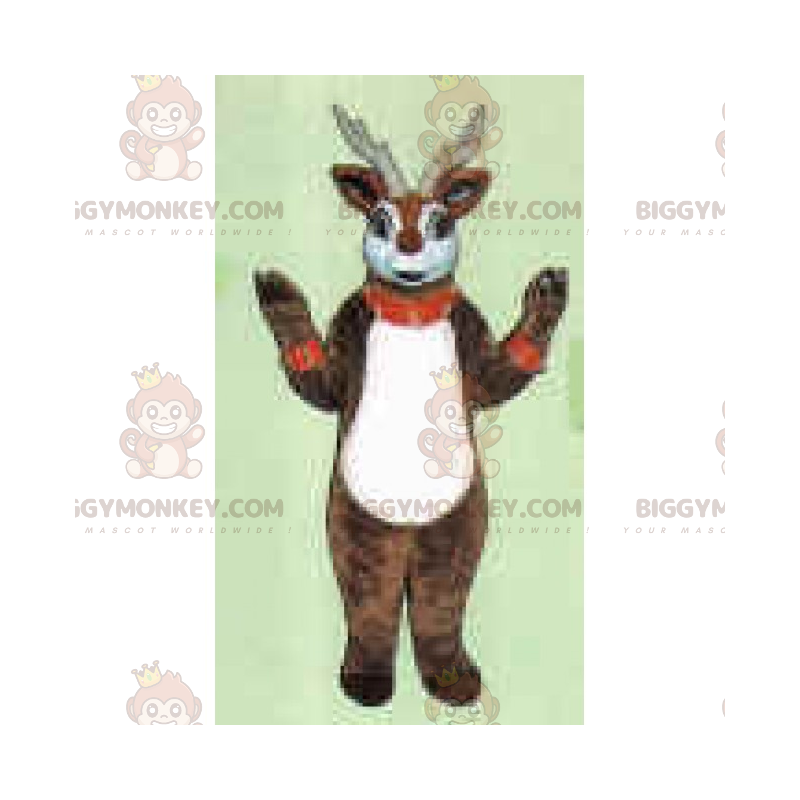 Costume de mascotte BIGGYMONKEY™ du Temps des Fêtes - Renne -