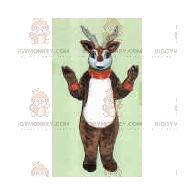 Świąteczny kostium maskotki BIGGYMONKEY™ — renifer -