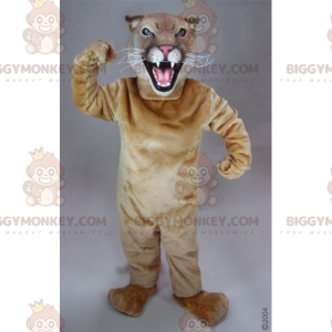 BIGGYMONKEY™ Disfraz de mascota felina canela enojado -