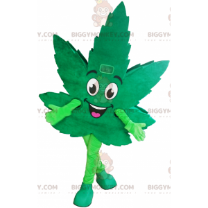 BIGGYMONKEY™ Cannabis Leaf Mascot Kostym - BiggyMonkey maskot