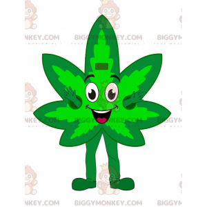 BIGGYMONKEY™ Cannabis Leaf-mascottekostuum - Biggymonkey.com