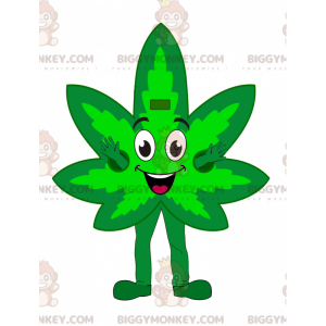 Kostým maskota BIGGYMONKEY™ Cannabis Leaf – Biggymonkey.com