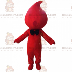 Στολή μασκότ BIGGYMONKEY™ Blood Drop με παπιγιόν -