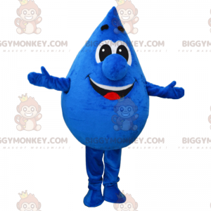 BIGGYMONKEY™ smilende vanddråbe-maskotkostume - Biggymonkey.com