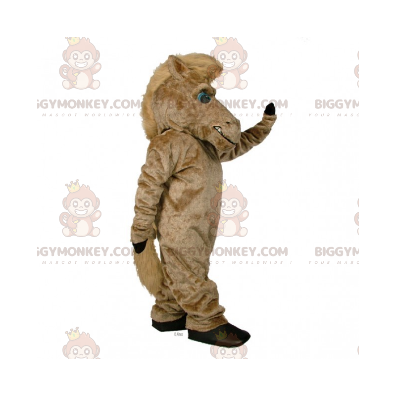 BIGGYMONKEY™ Big Horse With Long Mane Mascot Costume –
