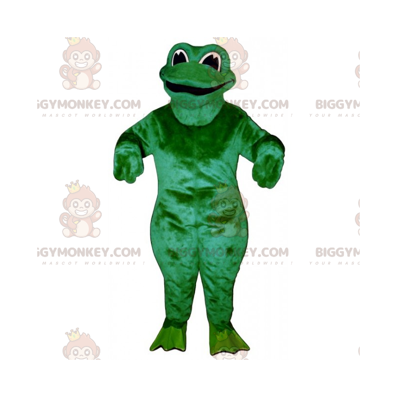 BIGGYMONKEY™ Costume da mascotte rana sorridente -