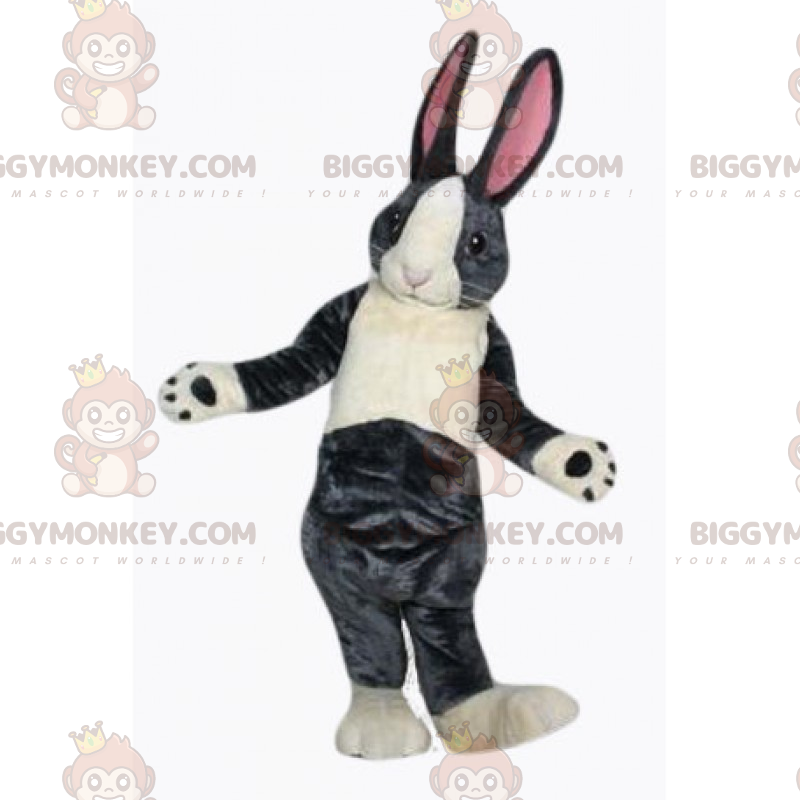 BIGGYMONKEY™ Costume da mascotte di coniglio con orecchie