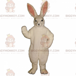 BIGGYMONKEY™ Costume da mascotte coniglio bianco -