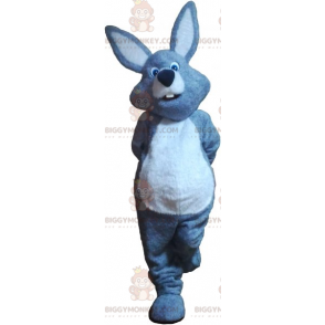 BIGGYMONKEY™ grå kanin maskot kostume - Biggymonkey.com