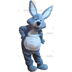 Costume de mascotte BIGGYMONKEY™ lapin gris - Biggymonkey.com