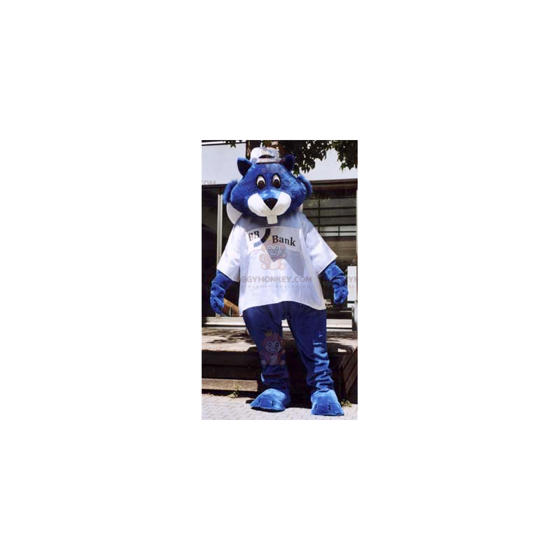 Blue Beaver BIGGYMONKEY™ Mascot Costume – Biggymonkey.com