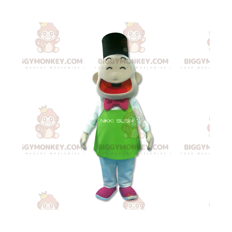 Costume mascotte pupazzo di neve giapponese BIGGYMONKEY™ -