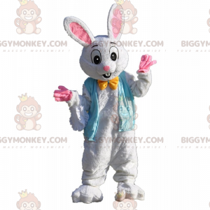 Costume de mascotte BIGGYMONKEY™ lapinou aux oreilles roses -