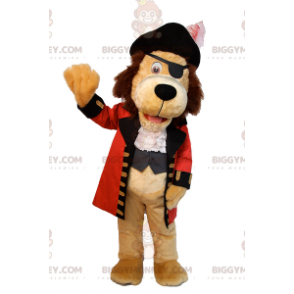 BIGGYMONKEY™ leeuw mascottekostuum in piratenoutfit -