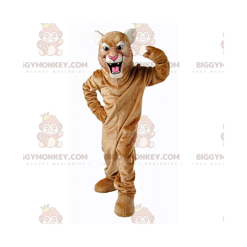 Costume de mascotte BIGGYMONKEY™ lionne en colère -