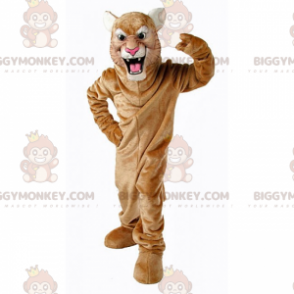 Costume de mascotte BIGGYMONKEY™ lionne en colère -